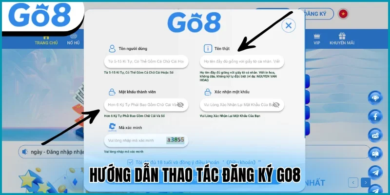 đăng ký go8 hướng dẫn
